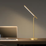 Copper Linear Brass Led Desk Lamp
