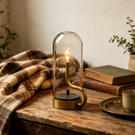 Lampioo Glass LED Accent Table Lamp