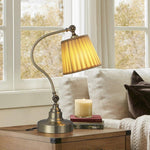 Industrial Metal Desk Lamp Curved Arm